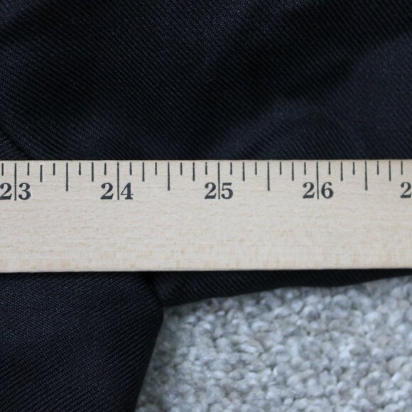 Jos A. Bank Blazer Mens 46L Black Wool/Silk/Ramie Blend 3 Button Single Vent - Picture 11 of 12